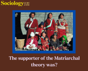 Matriarchal theory