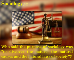 Natural Laws of Society