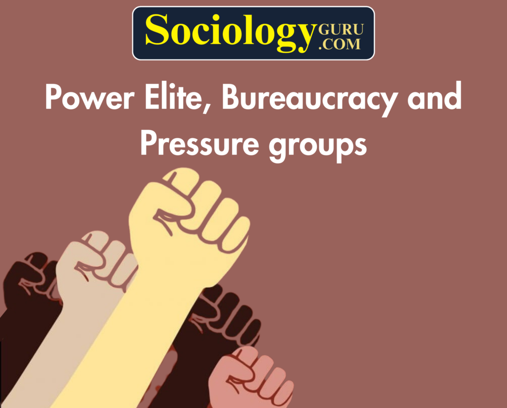 Power Elite, Bureaucracy and Pressure groups